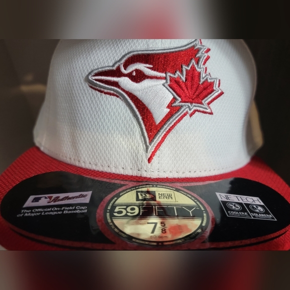 BNWOT - Toronto Blue Jays Fitted Hat - Sz 7 5/8 - Picture 3 of 6